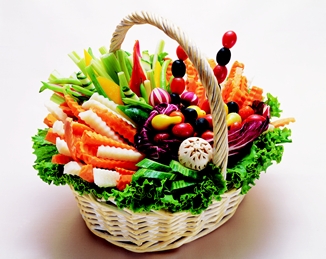 Crudite Basket by Elegant Eating